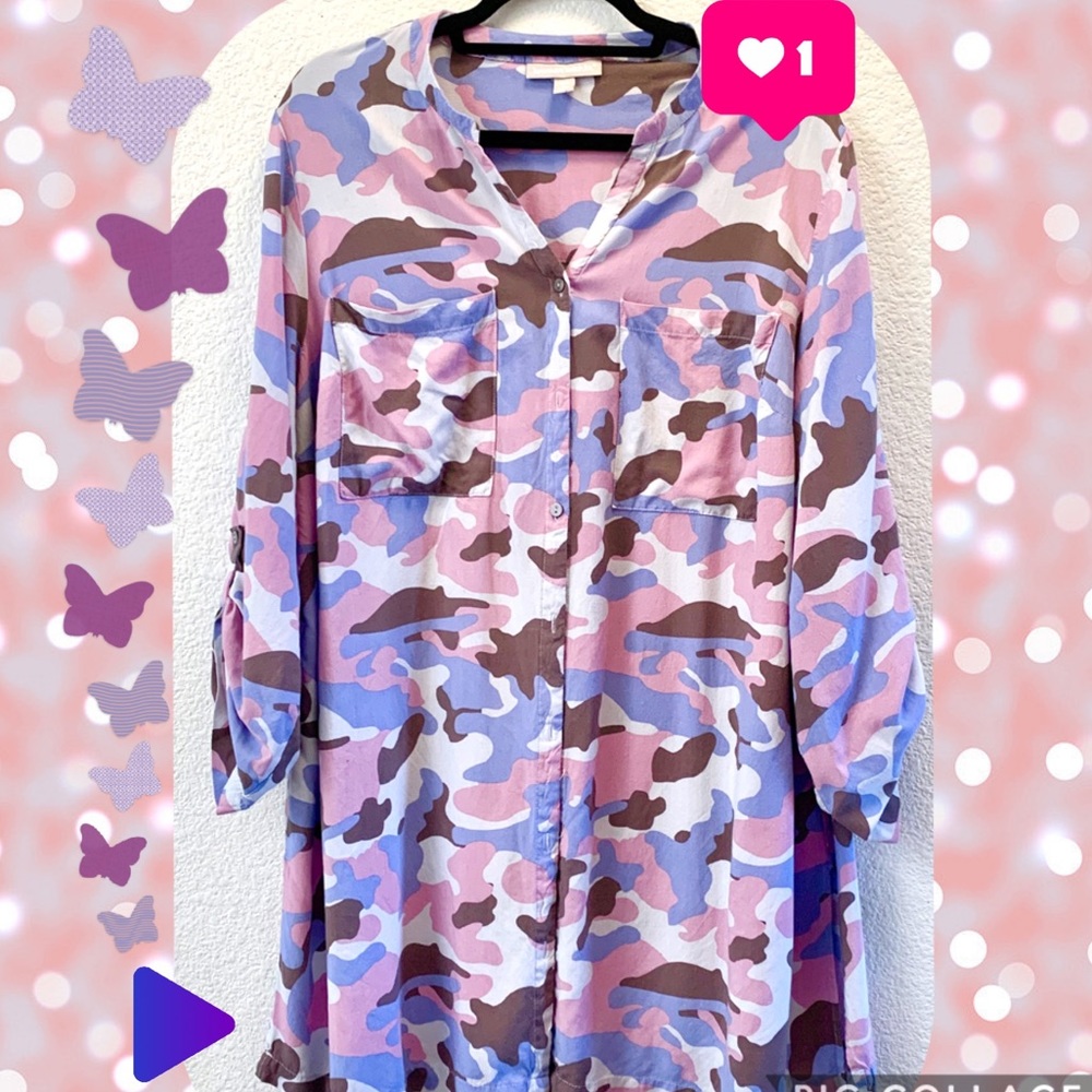 Camo Blouse